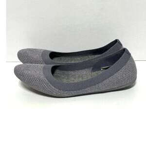 ALLBIRDS Tree Breezer Women’s Gray Breathable Knit Comfort Flats Shoes Size 11